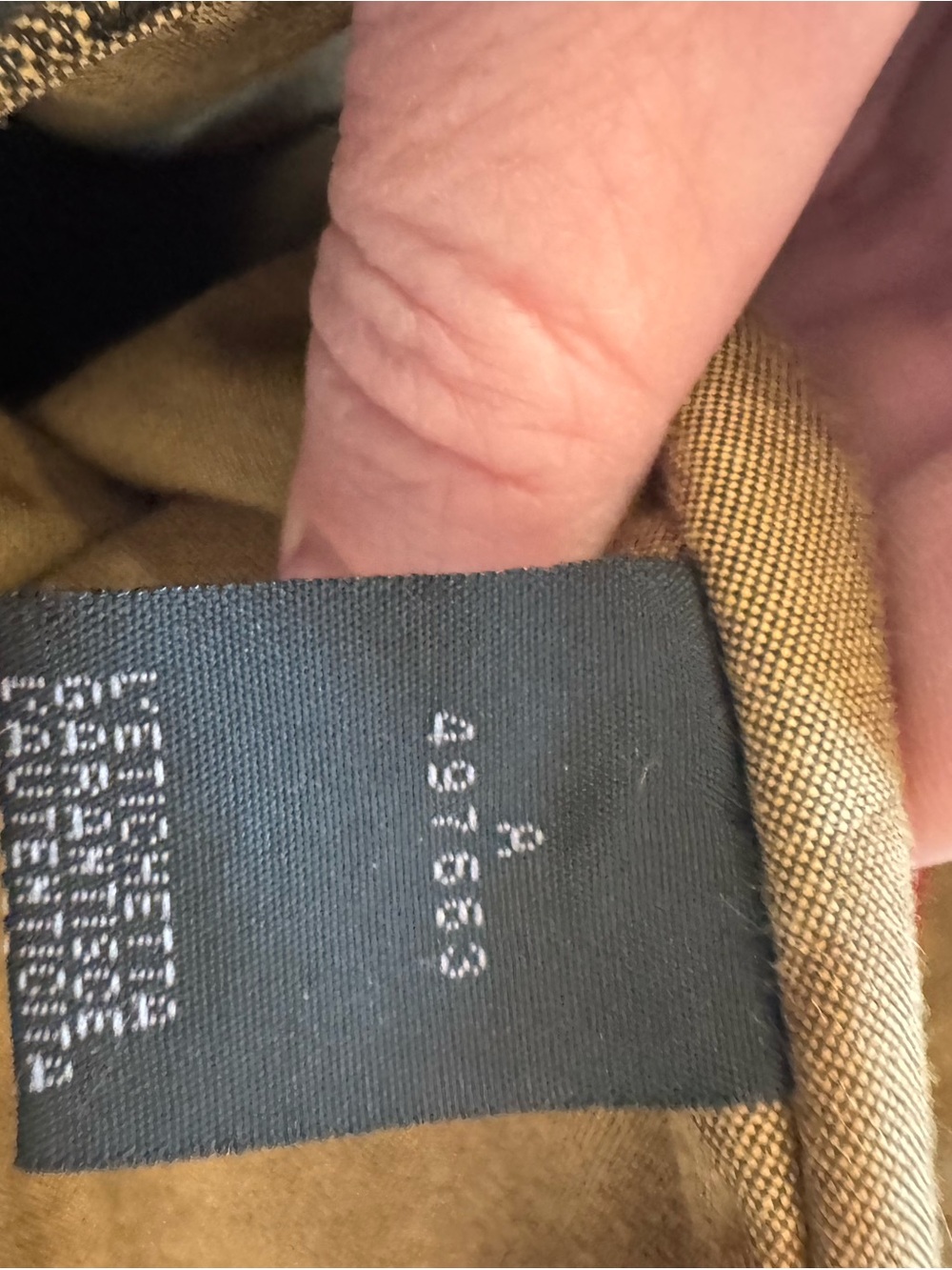 Fendi Brown Zucca Canvas Tote with Red Handles - Picture 9 of 10
